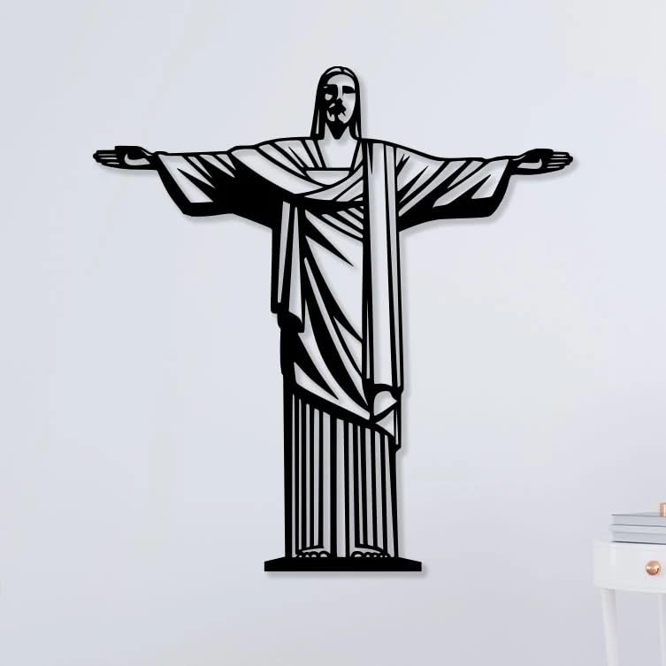 Jesus metal Wall Art, Above temple place Decor,home Decor, JesusLover Gift,Man Cave Gift BLIND SHOP JAIPUR
