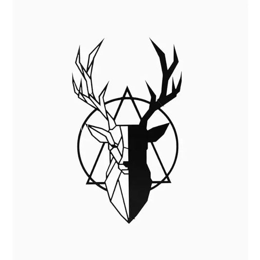 Reindeer Glora Black Wall Art - My Store