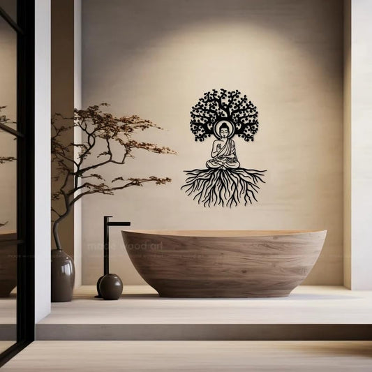 Buddha Wall Art, Buddha METAL Wall Art, Hindu Wall Art, Zen Wall Art, Meditation Wall Art, Spiritual Wall Art, Meditation Decor, Yoga Gifts - My Store