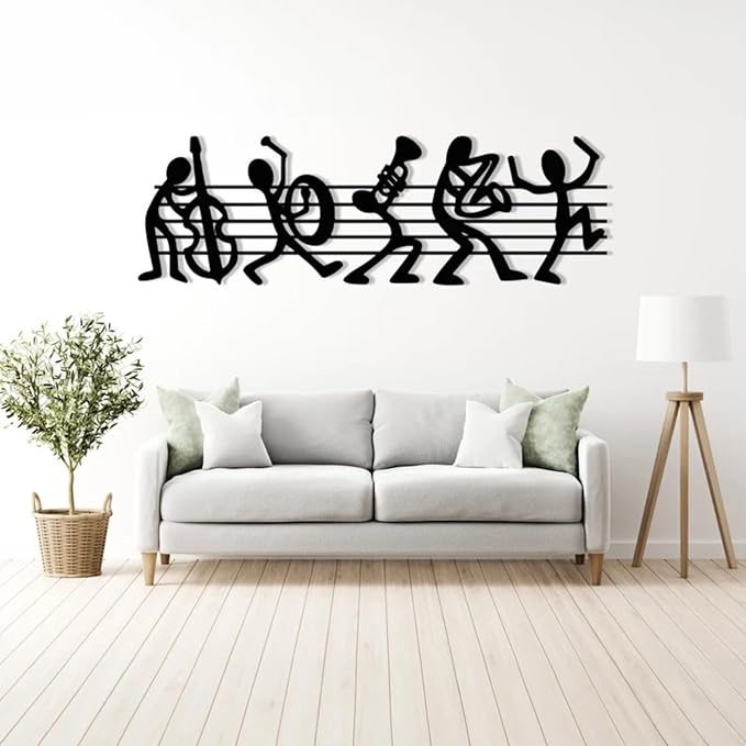 Marching Band Music Notes Wall Art, Living Room Decor, Music Lover Gift - My Store