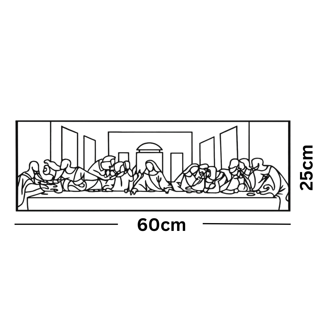 Jesus Last Supper Metal Wall Art by Blind shop, Last Supper Metal Wall Art, Jesus Last Supper Metal Wall Decor, Christian Metal Decor, Gift for Christian, Housewarming Gifts