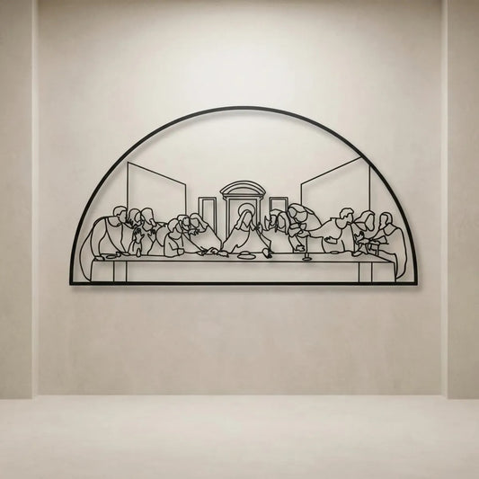 Last Supper Metal Wall Art