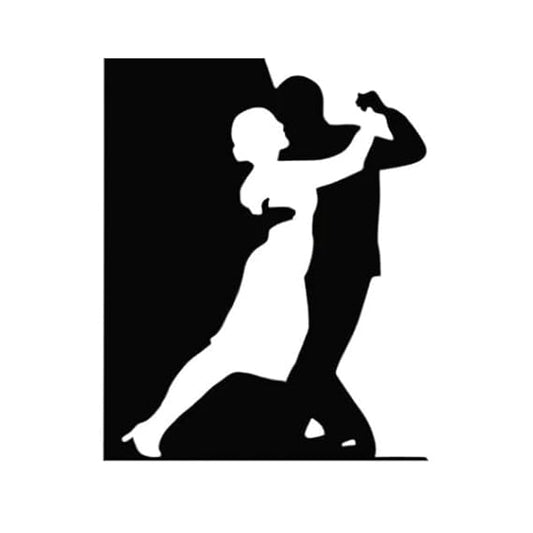 BLIND SHOP Salsa Dancing Black Wall Art