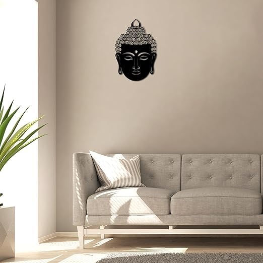face Metal Wall Hanging Arts Home Decor, Durable, good ambience Metal Wall Art For Bedroom,Living Room,Drawing room,Hotel,Office,Home Garden - My Store