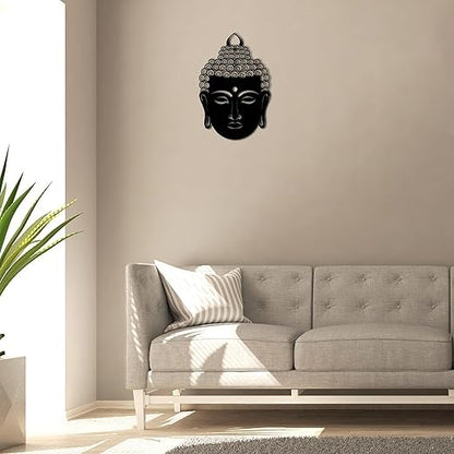 face Metal Wall Hanging Arts Home Decor, Durable, good ambience Metal Wall Art For Bedroom,Living Room,Drawing room,Hotel,Office,Home Garden - My Store
