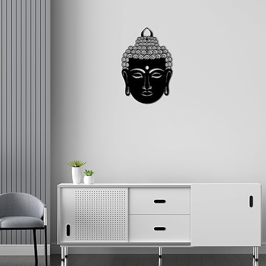 face Metal Wall Hanging Arts Home Decor, Durable, good ambience Metal Wall Art For Bedroom,Living Room,Drawing room,Hotel,Office,Home Garden - My Store