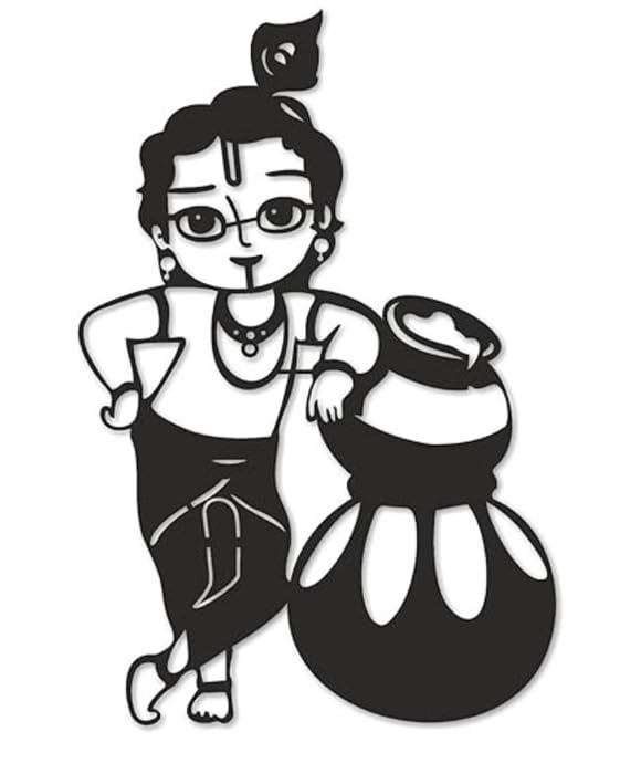 A Symbol Of Innocence Laddu Gopal wall art decor - My Store