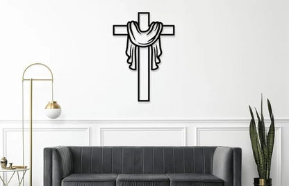 Cross Metal Wall Art, Cross Decor, Christian Art, Jesus, Wall Art, Wall Decor, Jesus Art, Religious BLIND SHOP JAIPUR