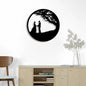 BLIND SHOP Forever Lovers Wall Decor, Valentine Day Gift for Couple, Metal Gift for Her, Metal Tree