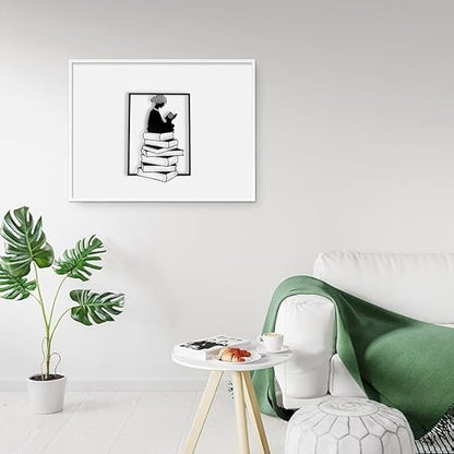 BLIND SHOP Novel,Library Metal Wall Hanging Arts Home Decor, Durable, good ambience Metal Wall Art For Bedroom,Living Room,Drawing room,Hotel,Office,Home