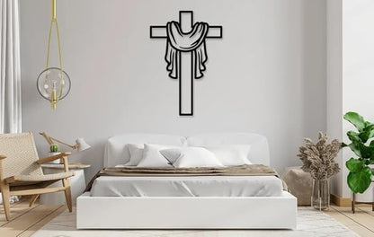 Cross Metal Wall Art, Cross Decor, Christian Art, Jesus, Wall Art, Wall Decor, Jesus Art, Religious BLIND SHOP JAIPUR