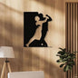BLIND SHOP Salsa Dancing Black Wall Art