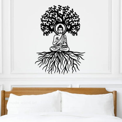 Buddha Wall Art, Buddha METAL Wall Art, Hindu Wall Art, Zen Wall Art, Meditation Wall Art, Spiritual Wall Art, Meditation Decor, Yoga Gifts - My Store