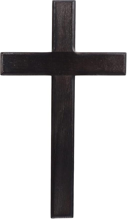 BLIND SHOP METAL CROSS Wall Hanging – Rustic Jesus Cross Decoration, Wall Mounted Christian Cross Ornament, Faith-Based Home Decor for Weddings, Parties & Meditation (45x30x1.5 CM)