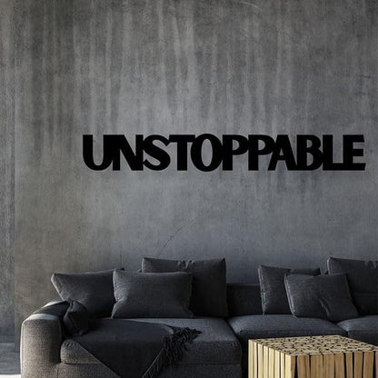 Unstoppable Typography Wall Art Brand: BLIND SHOP BLIND SHOP JAIPUR