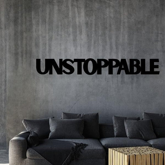 Unstoppable Typography Wall Art Brand: BLIND SHOP BLIND SHOP JAIPUR