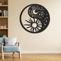 Yin yang symbol sun moon buddhism, (42x42 Cm) Yin Yang Metal Wall Art,Metal Wall Decor,Perfect for Indoor and Outdoor Spaces,Wall Sign Gift - My Store