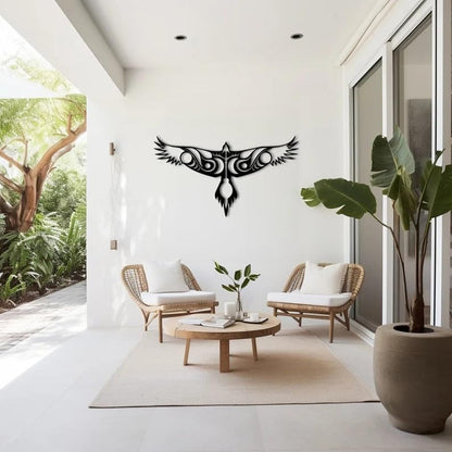 Modern Bird Metal Wall Art, Handmade Metal Wall Decor, Contemporary Bird Wall Sculpture, Indoor Outdoor Metal Art, Unique Bird Wall Hanging BLIND SHOP JAIPUR