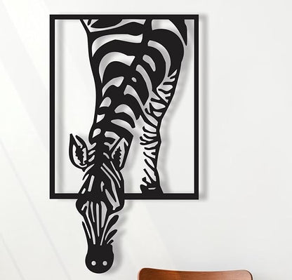 Giraffe Metal Decor, Metal Wall Decor, Housewarming Decor, Metal Wall Art, Home Wall Hangings, Geometric Wall Art, Animal Metal Decor, - My Store