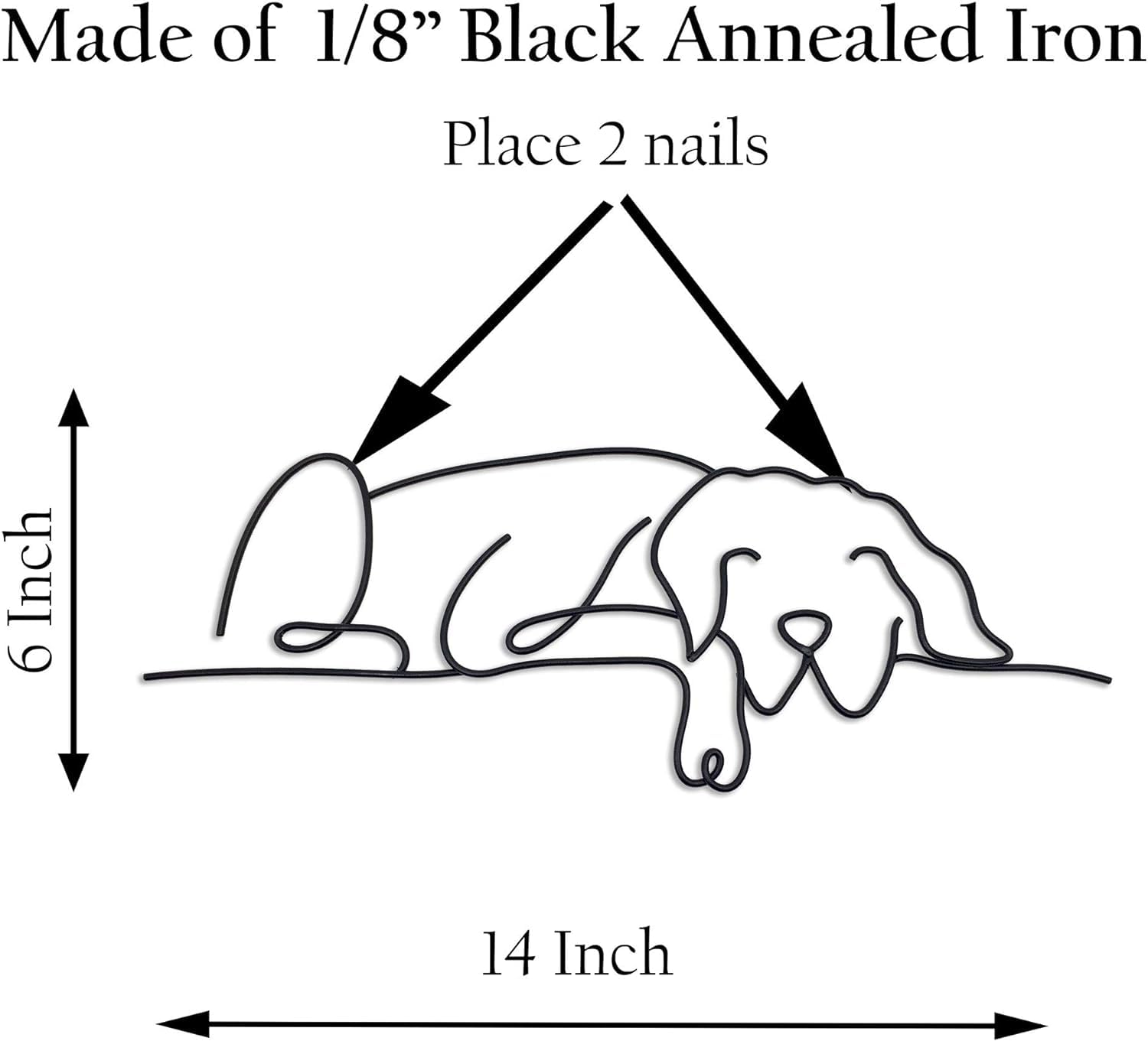 Metal Dog Wall Decor | Dog Wall Art | Metal Wall Art | Metal Wall Decor | BLIND SHOP JAIPUR