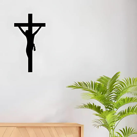 Jesus Christ Cross Wall Tattoo | Religious Faith Wall Decoration - My Store