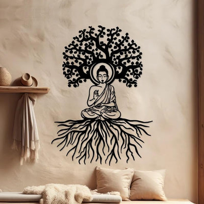 Buddha Wall Art, Buddha METAL Wall Art, Hindu Wall Art, Zen Wall Art, Meditation Wall Art, Spiritual Wall Art, Meditation Decor, Yoga Gifts - My Store