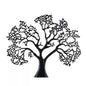 METAL Tree Large Textured Wall Decor Black: Contemporary Style, Vertical Orientation, Nature Artwork - My Store