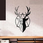 Reindeer Glora Black Wall Art - My Store