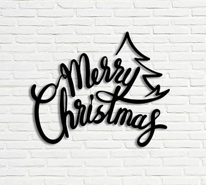 BLIND SHOP Merry Christmas Metal Wall Art, Christmas Metal Wall Art, Christmas Metal Art, Metal Christmas Signs, Metal Christmas Wall Decor