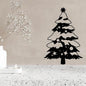 BLIND SHOP Christmas Metal Pine Tree Wall Decor, Gift For Christmas, Tree Metal Wall Art, Holiday Decor, Laser Cut Christmas Wall Art,Merry Christmas