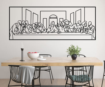 Jesus Last Supper Metal Wall Art by Blind shop, Last Supper Metal Wall Art, Jesus Last Supper Metal Wall Decor, Christian Metal Decor, Gift for Christian, Housewarming Gifts