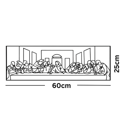 Jesus Last Supper Metal Wall Art by Blind shop, Last Supper Metal Wall Art, Jesus Last Supper Metal Wall Decor, Christian Metal Decor, Gift for Christian, Housewarming Gifts