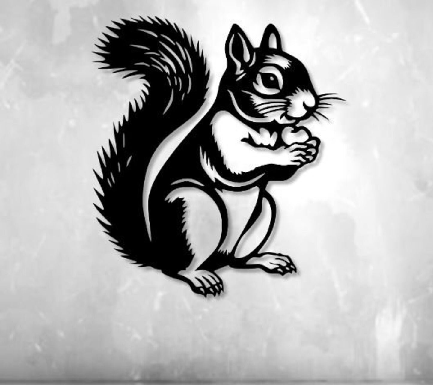 Squirrel metal Wall Art, E-42