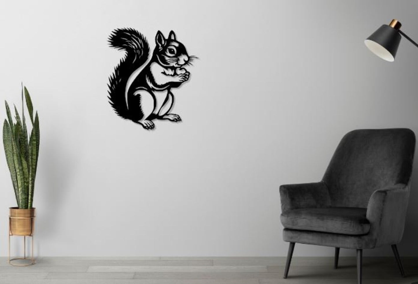 Squirrel metal Wall Art, E-42