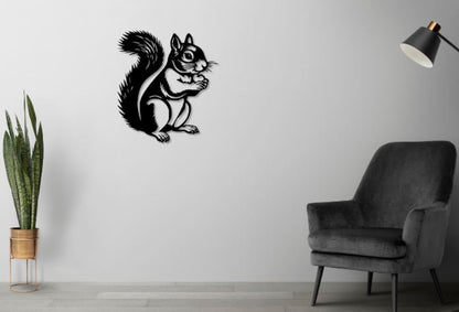 Squirrel metal Wall Art, E-42