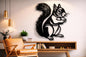 Squirrel metal Wall Art, E-42