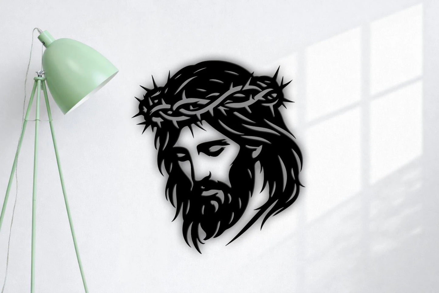 Jesus Christ metal wall | Crown of Thorns Wall Art | Christian Religious E-43
