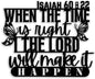 Isaiah 60 22 Butterfly Metal Wall Decor - Christian Faith Room Decor Motivational Inspirational Scripture Wall Art Home Decor for Living Room, Bedroom, Dining Room, Office (Black) E-65