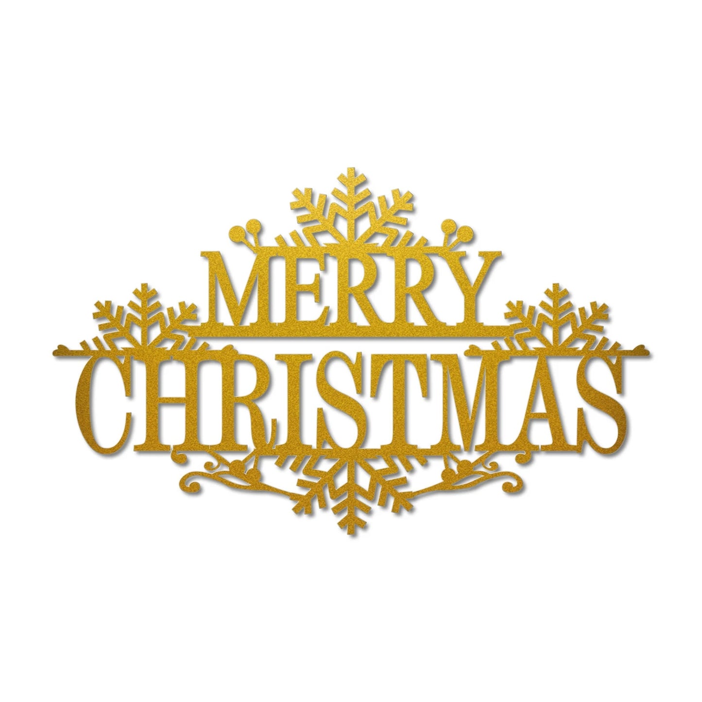Merry Christmas metal sign,minimalit snowflake text sign Metal Wall Art,living room Front Door corridor Decor Housewarming Gift Wedding Gift E-81