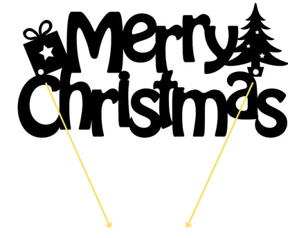 Merry Christmas Metal Wall Art E-84