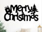 Merry Christmas Metal Wall Art E-84