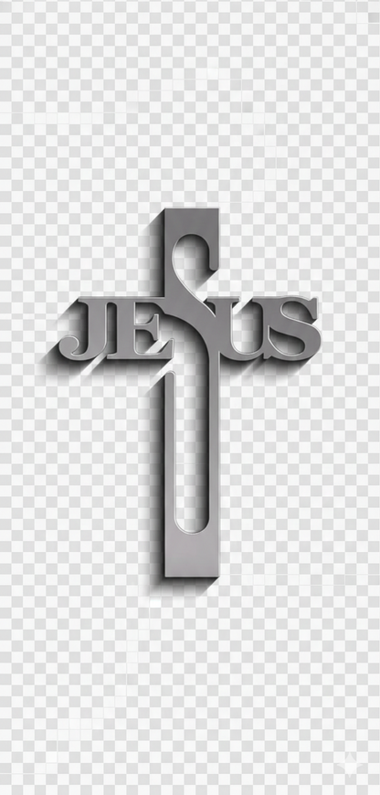 BLIND SHOP Jesus Metal Wall Art – Elegant Faith-Inspired Home Décor