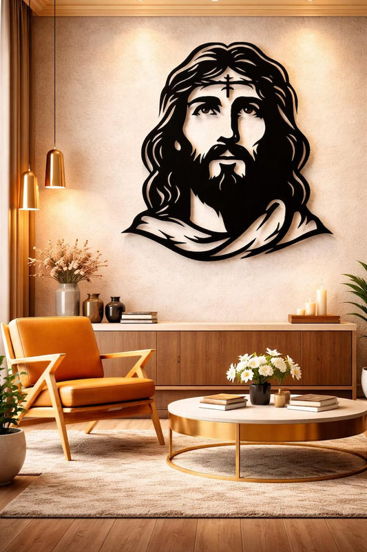 Jesus Dxf Svg Png Files Jesus Wall Art Cut File For Cnc Plasma Laser Glowforge Cricut E-32