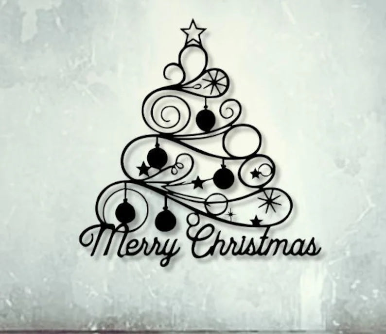 Christmas Tree 45X43X2CM M-1