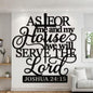 Joshua 24 15 Metal Sign, Christian Wall Art, Faith Based Home Decor E-30