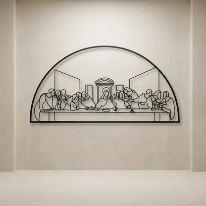 Last Supper Metal Wall Art