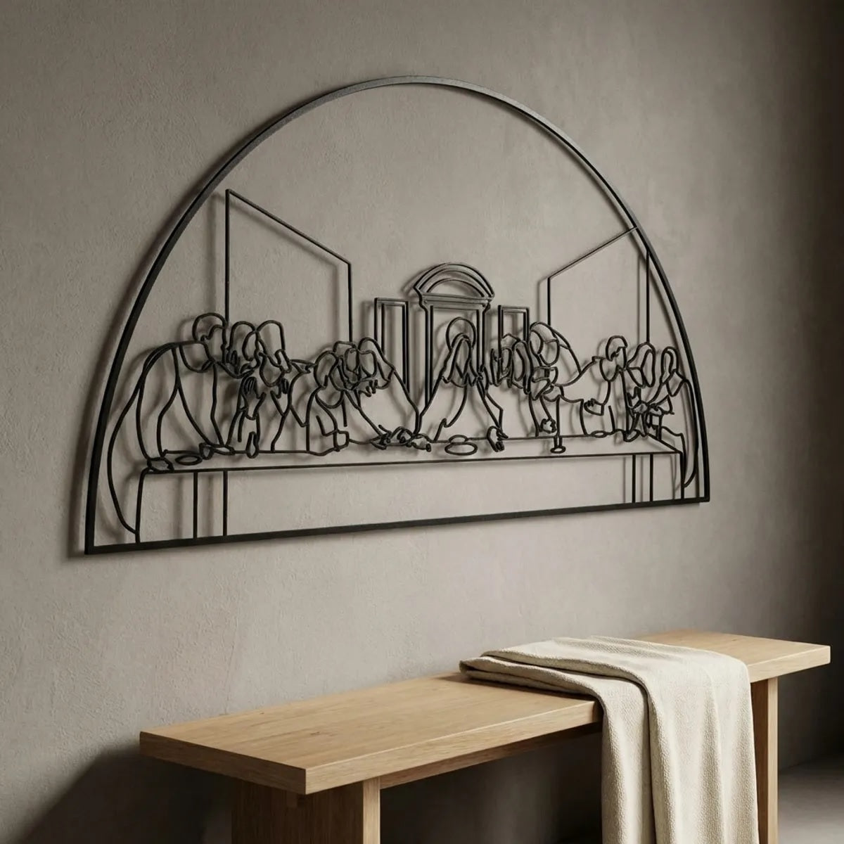Last Supper Metal Wall Art