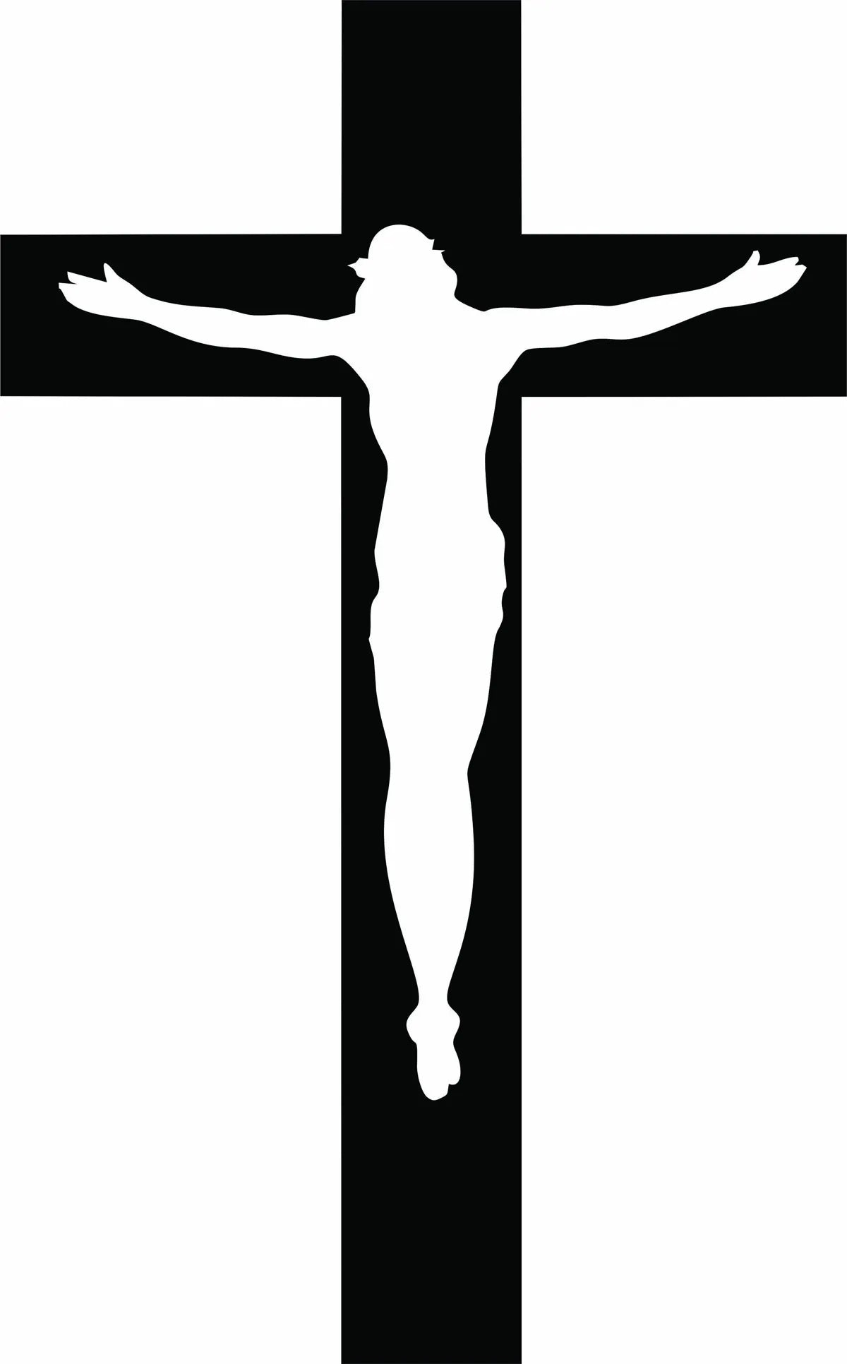 Christian Crucifix Wall Cross - Jesus Christ Metal Decor