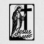 Jesus Metal Wall Art, Religious Christian Home Decor For Indoor/Outdoor