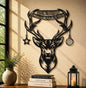 Christmas Deer CNC Plasma &amp; Laser Cut File (45 × 43 × 2 cm) M-3